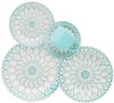 Ver imagem 4 de Kit Pratos Rasos e Fundos Donna Mandala 20 Peças Oxford Cerâmica