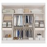 Guarda-Roupa Casal Nova York 8 Portas e 2 Gavetas Branco Maxel - 3