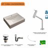 Kit Cuba Rt49 com Torneira Pratika 1060 Metal e Válvula Click 1 Polegada G e Sifão Cromado e Flexíve - 3