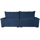 Ver imagem 6 de Sofá Retrátil e Reclinável 2,55m Cama inBox Big Fresh com SoftGel D40 Velupluma Azul
