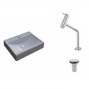 Ver imagem 2 de Kit Cuba Rt49 com Torneira Pratika 1060 Metal e Válvula 1 Polegada Compace