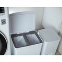 Ver imagem 5 de Kit 2 Lixeiras de Pedal com Aro Interno 12 Litros e 20 Litros Dupla Seletiva ou Trium Branco