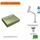 Ver imagem 3 de Kit Cuba Rt49 com Torneira Pratika 1060 Metal e Válvula 1 Polegada Compace