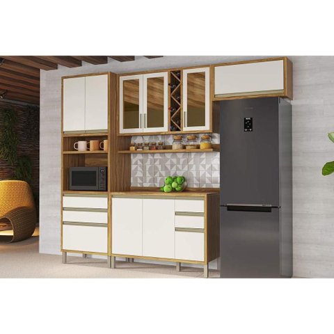 Cozinha Modulada Ronipa Tempranillo Tempranillo 5 Peças (2aéreos+1balcão+1torrequente+