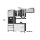 Ver imagem 3 de Cozinha Modulada Ronipa Tempranillo Tempranillo 5 Peças (2aéreos+1balcão+1torrequente+