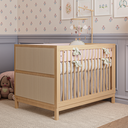 Ver imagem 3 de Berço de Bebê 2 em 1 e Cômoda Infantil 4 Gavetas com Palinha Linha Indy