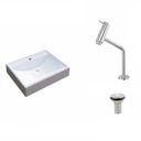 Ver imagem 2 de Kit Cuba Rt49 com Torneira Pratika 1060 Metal e Válvula 1 Polegada Compace