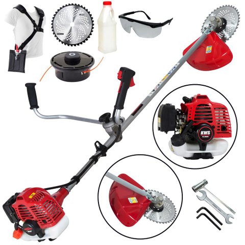 Roçadeira Profissional Premium Kawashima KW2600L 25.4cc Ideal Para Uso em Sítios, Chácaras e