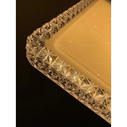 Plafon Acrilico LED Quadrado 3000K x 12W 28cm - Cod: Dcx00334 - 2