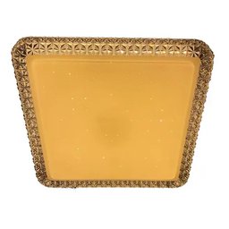Plafon Acrilico LED Quadrado 3000K x 12W 28cm - Cod: Dcx00334 - 1