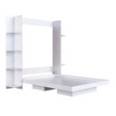 Ver imagem 3 de Cama de Casal Articulável Vertical com Estante Branca