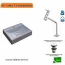 Ver imagem 3 de Kit Cuba Rt49 com Torneira Pratika 1060 Metal e Válvula Click 1 Polegada G Compace