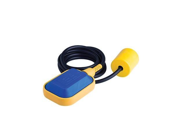 Chave Bóia de Nível, Plástico, 127-220v 15a, Cor Amarelo/azul, (cx 1un) Decorlux - 1