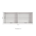 Ver imagem 2 de Aéreo Maleiro Baixo de 4 Portas 175cm Linha Modulado Adapt N543 Kappesberg - Branco/macadâmia