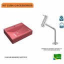 Ver imagem 3 de Kit Cuba Rt49 com Torneira Pratika 1060 Metal 1/4 Volta Compace