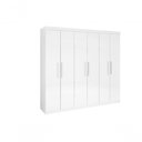 Ver imagem 5 de Guarda Roupa 6 Portas Leblon Branco D'doro