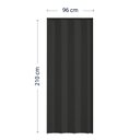 Ver imagem 3 de Porta Sanfonada de PVC 210cm x 96cm Plastporta Bcf Preto