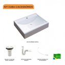 Ver imagem 3 de Kit Cuba Rt49 com Válvula 1 Polegada e Sifão Pvc e Flexível Compace