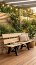 Ver imagem 2 de Banco Jardim em Madeira Pinus 2 Lugares 150cm Natumob / Nt-01