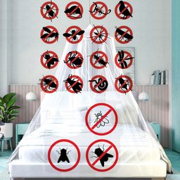 Mosquiteiro Casal Extra King Gigante Branco - para Cama Queen, King e Beliche - 3