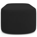 Ver imagem 4 de Cabeceira Cama Box 100cm Lanna com Puff Recamier Doha W01 Suede Preto - Lyam Decor