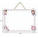 Ver imagem 2 de Lousa Animada Escreve e Apaga 40cm Mdf Caneta com Apagador Princesas Paper Toy