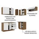 Ver imagem 5 de Armário de Cozinha Completa de Canto 349cm Rustic/Branco Glamy Madesa 07
