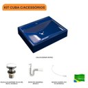 Ver imagem 3 de Kit Cuba Rt49 com Válvula Click 1 Polegada G e Sifão Pvc e Flexível Compace