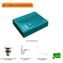 Ver imagem 3 de Kit Cuba Rt49 com Válvula Click 1 Polegada G e Sifão Pvc e Flexível Compace