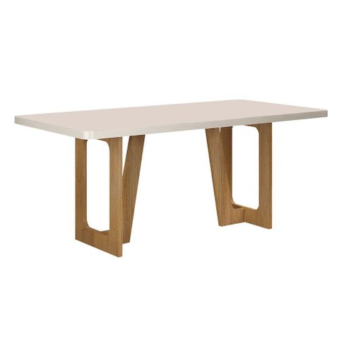 Mesa de Jantar 180cmx90cm Tampo de 25mm Luna Valdemoveis