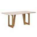 Ver imagem 1 de Mesa de Jantar 180cmx90cm Tampo de 25mm Luna Valdemoveis