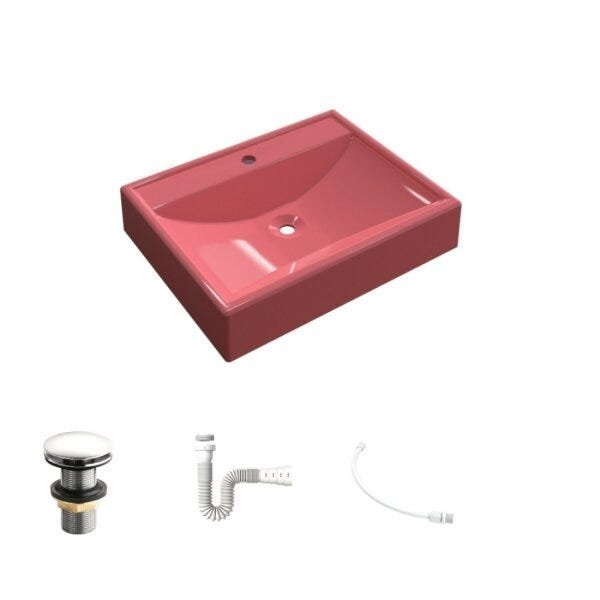 Kit Cuba RT49 com Válvula Click 1 Polegada G e Sifão Pvc e Flexível Compace - 2