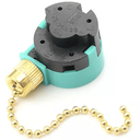 Ver imagem 1 de Interruptor Ventilador Teto Chave Botão c/ Cordinha Ze-268S6:Amarelo