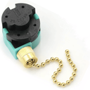 Ver imagem 4 de Interruptor Ventilador Teto Chave Botão c/ Cordinha Ze-268S6:Amarelo
