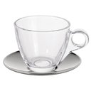 Ver imagem 3 de Jogo 4 Xicaras de Cha Tiffany 170ml Incolor e Inox Hauskraft