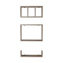 Ver imagem 6 de Kit 3 Peças Nicho Prateleira para Banheiro Freijó 40 X 12cm