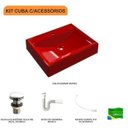 Ver imagem 3 de Kit Cuba Rt49 com Válvula Click 1 Polegada G e Sifão Pvc e Flexível Compace