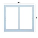 Ver imagem 4 de Janela Correr 2 Folhas Vidro 2,00x1,00m Vidro Temperado 6mm Fábrica do Alumínio