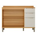 Ver imagem 2 de Balcão de Cozinha 120 Cm Sauvignon 2 Portas 3 Gavetas 100% Mdf Amêndoa/off White - Rio Doce