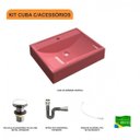 Ver imagem 3 de Kit Cuba Rt49 com Válvula Click 1 Polegada G e Sifão Cromado e Flexível Compace
