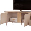 Ver imagem 2 de Rack para Sala de Estar TV 75 pol Orgânico Dion D05 Off White - Lyam Decor