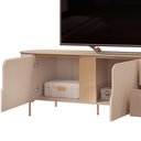 Ver mais imagens de Rack para Sala de Estar Tv 75 Pol Orgânico Dion D05 Off White - Lyam Decor