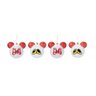Jg 4 Bola Natalina Laco/sapato Minnie Vrm/bco 8cm Disney - 1
