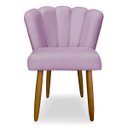 Ver imagem 2 de Kit 4 Cadeiras Flor para Quarto Penteadeira - Balaqui Decor Cor:lilas