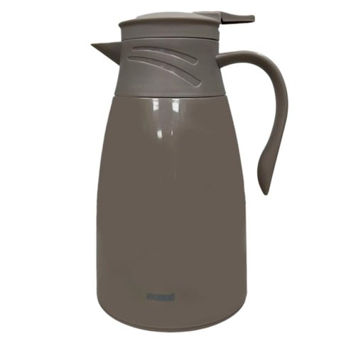 Garrafa Térmica Bule 1L Café e Chá Ampola Vidro Bege Mood