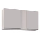 Ver imagem 1 de Armário Aéreo de Cozinha Lavanderia 02 Portas Agata Branco 100 cm - D’Rossi