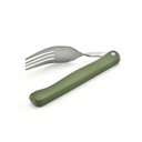Ver imagem 1 de Kit Talher Dobráveis Faca Garfo Colher Portatil Camping