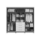 Ver imagem 4 de Guarda Roupa 6 Portas c/Esp ARM014 Can/Off - Kappesberg