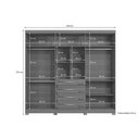 Ver imagem 3 de Guarda Roupa 6 Portas c/Esp ARM014 Can/Off - Kappesberg