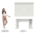 Ver imagem 7 de Mesa para Computador Gamer Madesa 9409 e Painel para TV até 65 Polegadas Branco Cor:Branco